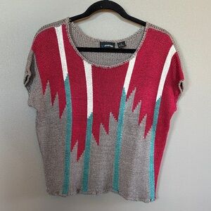 Panther brand vintage 80’s silk knit top